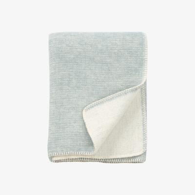 Nordic Nest Harmony wool throw 130x180 cm lead