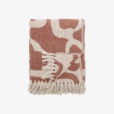 Nordic Nest Bloomingville Salobre throw cotton 160x130 cm Brown