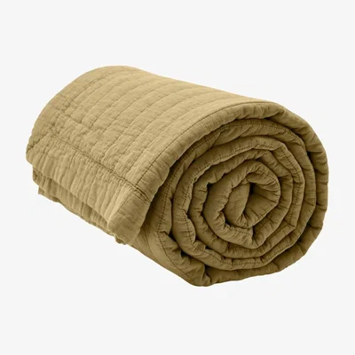 Nordic Nest byNORD Magnhild vadderat bedspread 160x280 cm Reeds