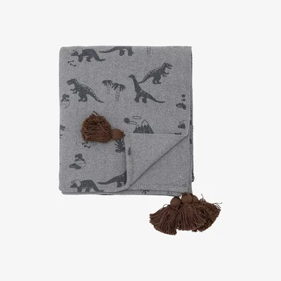 Nordic Nest Bloomingville Bongo throw 130x160 cm Blue