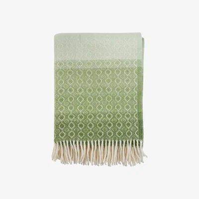 Nordic Nest Havanna wool throw green multi