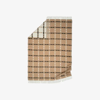 Nordic Nest Classic Collection Tile throw 130x180 cm Beige