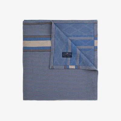 Nordic Nest Lexington Side Striped Soft Quilted bedspread 160x240 cm Blue