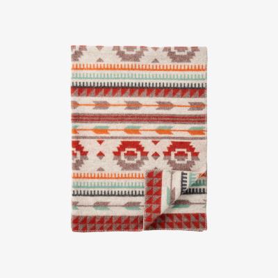 Nordic Nest Klippan Yllefabrik Arrow wool blanket 130x180 cm Multi