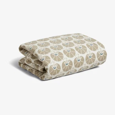 OKA OKA, Carlina Quilt - Natural, Quilts, Cotton, Floral