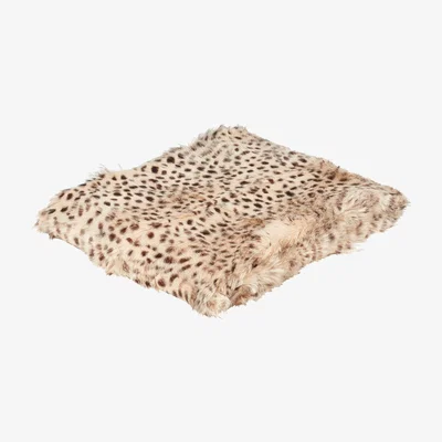 OKA Chyangra Goat Hair Throw - Cheetah