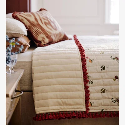 OKA OKA, Floralis Quilt - Multi, Throw