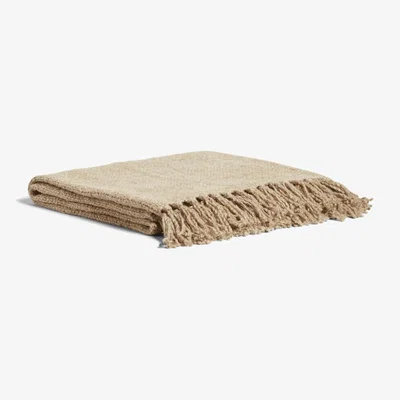 OKA OKA, Thetford Throw - Natural, Throws, Linen