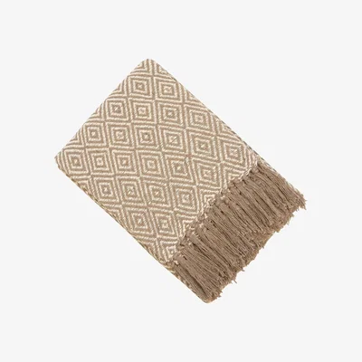 Olivia's Malini Quartz Blanket Taupe