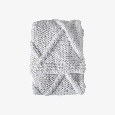 Olivia's Gallery Direct Diamond Cable Knit Throw