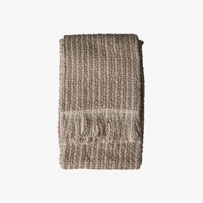 Olivia's Gallery Direct Tonal Woven Throw in Natural