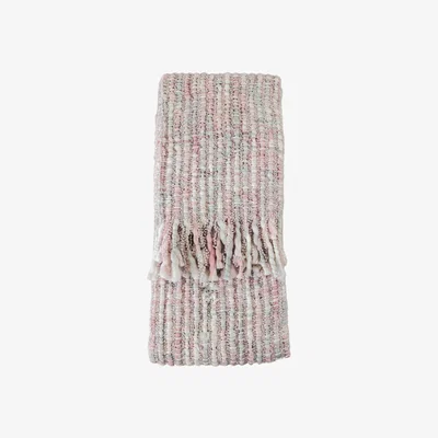 Olivia's Gallery Interiors Noella Space Dyed Throw in Blush
