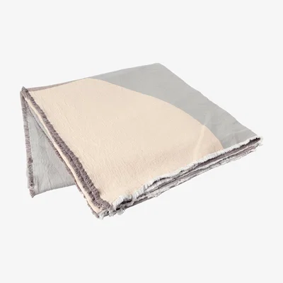 Olivia's Broste Copenhagen Karla Cotton Bedspread in Warm Beige