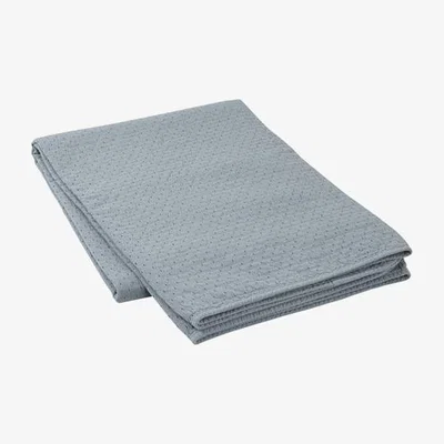 Olivia's Broste Copenhagen Dot Blanket Ashley Blue