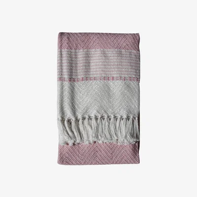 Olivia's Gallery Direct Chevron Blush Throw