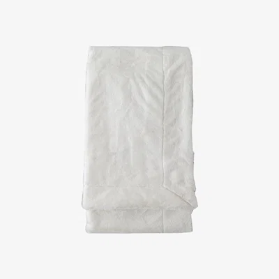 Olivia's Gallery Interiors Faux Fur Throw in Cream