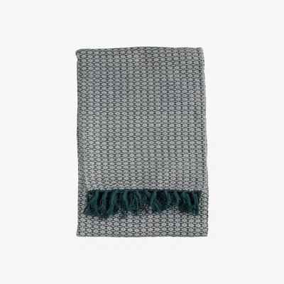 Olivia's Gallery Direct Ballia Metallic Throw Teal