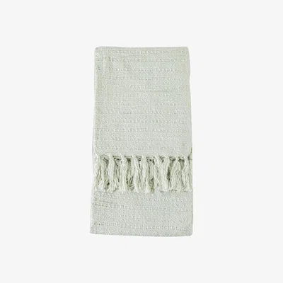 Olivia's Gallery Interiors Acrylic Textured Throw in Green