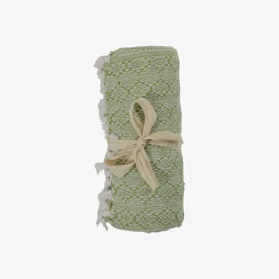 Olivia's Gallery Interiors Headley Diamond Throw Green