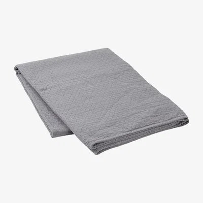 Olivia's Broste Copenhagen Dot Gray Blanket Grey