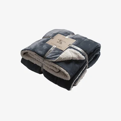 Olivia's Gallery Direct Sherpa Throw / Teal