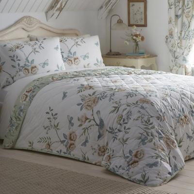 Downtown Dreams and Drapes Amelle Bedspread 200x230cm Green