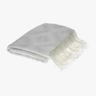 Downtown Laura Ashley Payton Silver Throw
