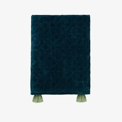 Downtown Dreamland 16709 Intelliheat Luxury Heated Teal Throw