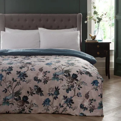 Downtown Appletree Heritage Windsford Velvet Bedspread - Teal