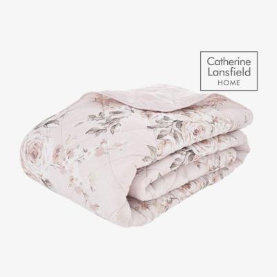 Downtown Catherine Lansfield Canterbury Blush Bedspread