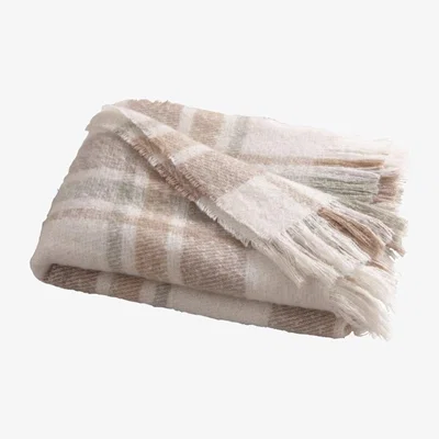 Downtown Appletree Hygge Verbier Throw 130cm x 180cm - Natural