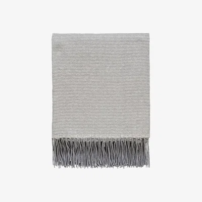 Downtown Helena Springfield Unna Grey Woven Throw
