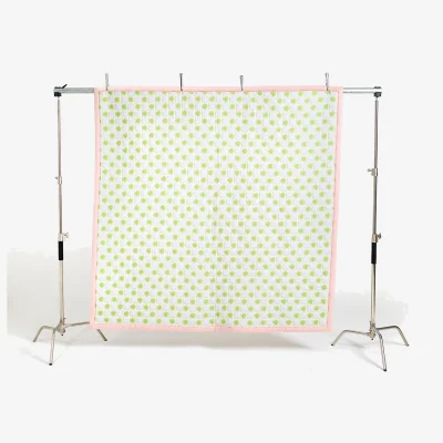 Oliver Bonas Marina Sun Tile Reversible Cotton Bedspread