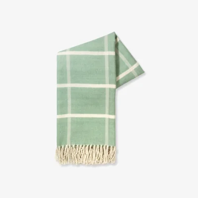 Oliver Bonas Herringbone Grid Throw