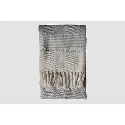 Perch and Parrow Josue Natural Beige Throw