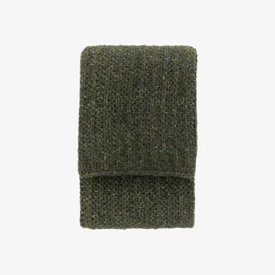 Perch and Parrow Bliss Knit Throw in Khaki