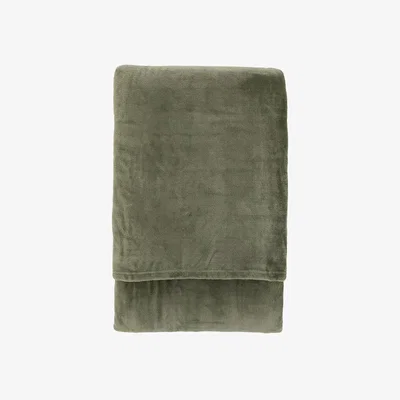 Perch and Parrow Snuggly Throw in Olive