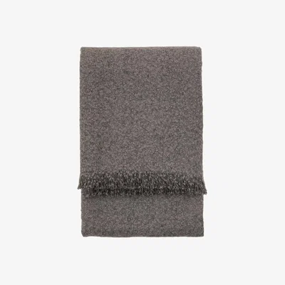 Perch and Parrow Aspen Throw in Dark Grey