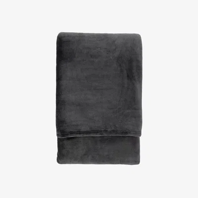 Perch and Parrow Snuggly Throw in Charcoal