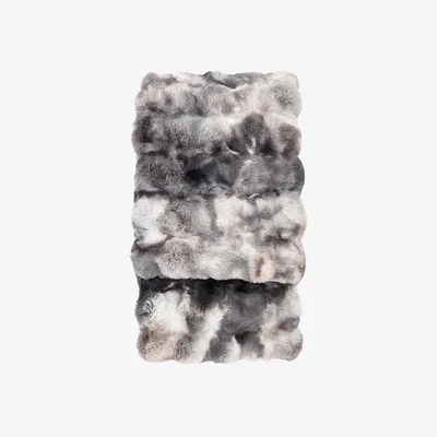 Perch and Parrow Dapple Faux Fur Throw