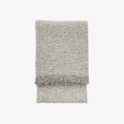 Perch and Parrow Aspen Throw in Light Grey