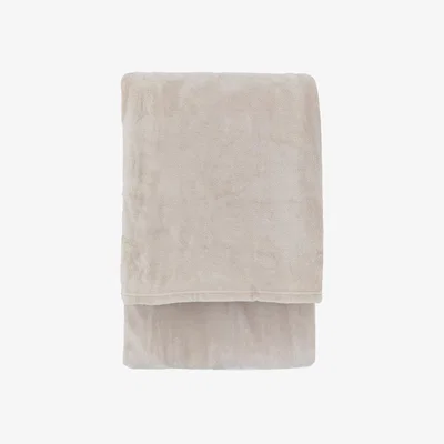 Perch and Parrow Snuggly Throw in Oatmeal
