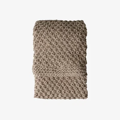 Perch and Parrow Marley Heavy Knit Throw