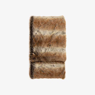 Perch and Parrow Alaska Faux Husky Fur Throw