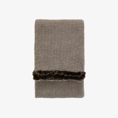 Perch and Parrow Maple Throw in Brown