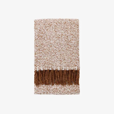Perch and Parrow Idle Herringbone Throw