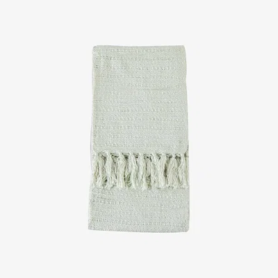 Pagazzi Acrylic Textured Green Throw