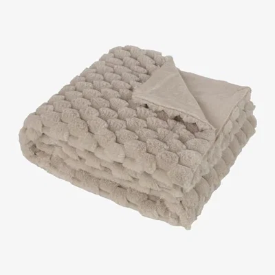 Quatropi Paul Moneypenny Koochikoo Taupe Throw