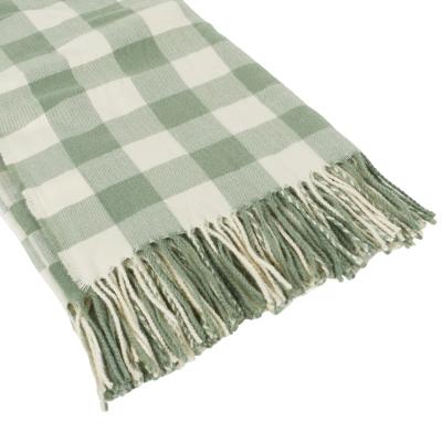 The Range Hayden Check Throw - Green