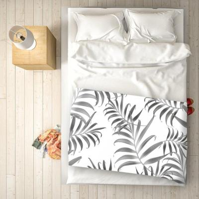 The Range Hawaiian Style Palm Leaves Blanket - Grey